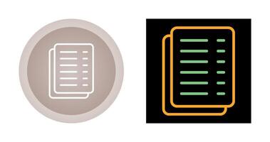 icône de vecteur de document