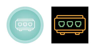 icône de vecteur de commutateur réseau