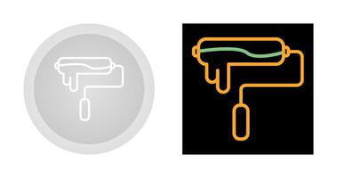 icône de vecteur de rouleau de peinture