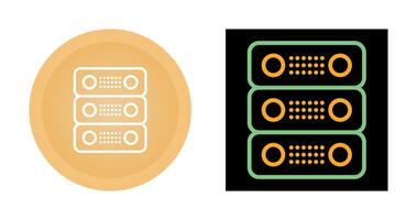dévoué serveur vecteur icône