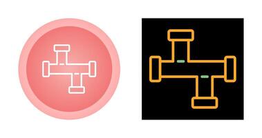 conduit tuyau vecteur icône