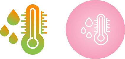 icône de vecteur de thermomètre