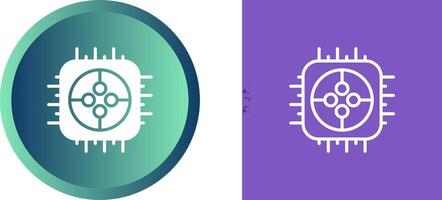 icône de vecteur de processeur