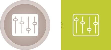 icône de vecteur d'égaliseur