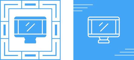 icône de vecteur de moniteur