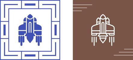 icône de vecteur de vaisseau spatial