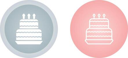 icône de vecteur de gâteau d'anniversaire