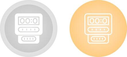 icône de vecteur de compteur électrique