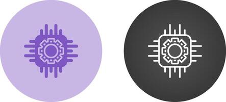 icône de vecteur de processeur
