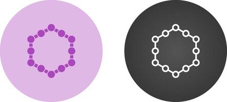 icône de vecteur hexagonal