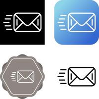 e - courrier vecteur icône
