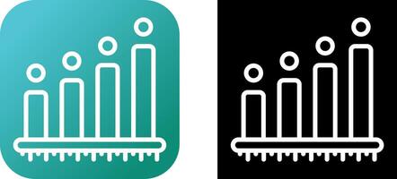 icône de vecteur de graphique à barres