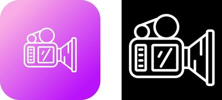 icône de vecteur de caméra vidéo