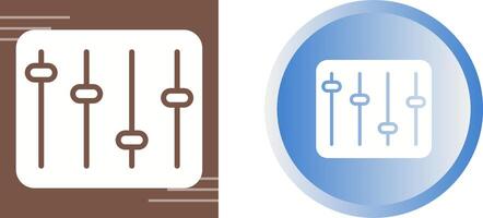 icône de vecteur d'égaliseur