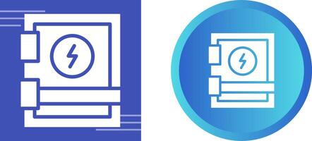 icône de vecteur de panneau électrique