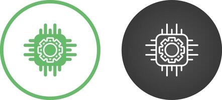 icône de vecteur de processeur