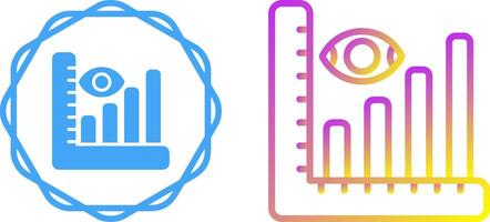 descriptif analytique vecteur icône