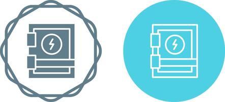 icône de vecteur de panneau électrique