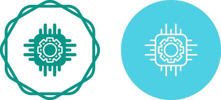 icône de vecteur de processeur