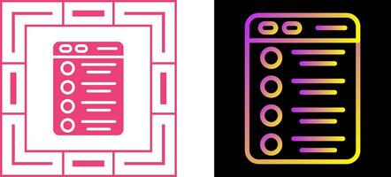 conception Critères vecteur icône