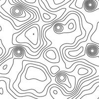 abstrait carte art tourbillonnant lignes Danse à travers le terrain, guidage vous sur une visuel voyage. parfait pour moderne les espaces cette est topographie carte vecteur