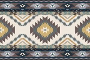 ikat tribal Indien sans couture modèle. ethnique aztèque en tissu tapis mandala ornement originaire de boho chevron textile.géométrique africain américain Oriental traditionnel vecteur illustrations. broderie style.