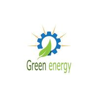 nettoyer énergie éco vert feuille vecteur illustration
