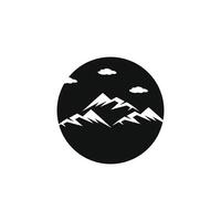 logo d & # 39; icône de montagne vecteur