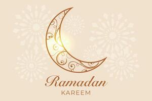 Ramadan, eid al fitr, islamique Nouveau année mosquée Contexte salutation carte vecteur