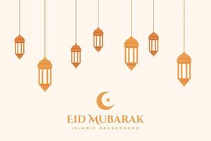 eid al fitr, ramadhan décoratif salutation carte vecteur