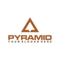 modèle de logo pyramide vecteur