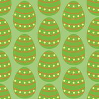 Pâques des œufs Facile sans couture modèle. Pâques œufs, Pâques symbole, décoratif vecteur éléments.