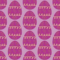 Pâques des œufs Facile sans couture modèle. Pâques œufs, Pâques symbole, décoratif vecteur éléments.