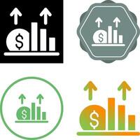 économie vecteur icône