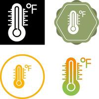 icône de vecteur de thermomètre