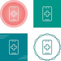 icône de vecteur d'application médicale