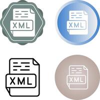 icône de vecteur xml