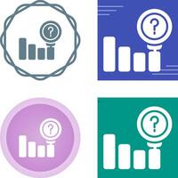 Ventes une analyse vecteur icône