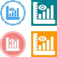 descriptif analytique vecteur icône