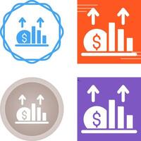 économie vecteur icône