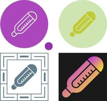 icône de vecteur de thermomètre