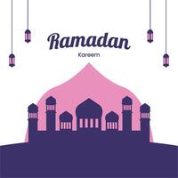 social médias Ramadan alimentation Publier vecteur