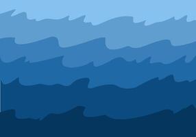 paysage fond d'écran avec images de bleu mer vagues vecteur