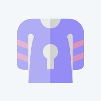 icône uniforme. en relation à le hockey des sports symbole. plat style. Facile conception modifiable vecteur