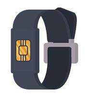 conception de montre nfc vecteur