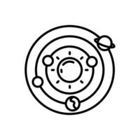 atome icône dans vecteur. logotype vecteur