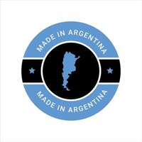 fabriqué dans Argentine vecteur logo et fiducies badge Icônes