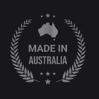 fabriqué dans Australie prime vecteur logo fabriqué dans Australie logo icône et badges