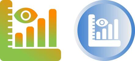 descriptif analytique vecteur icône