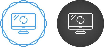 Logiciel mise à jour vecteur icône